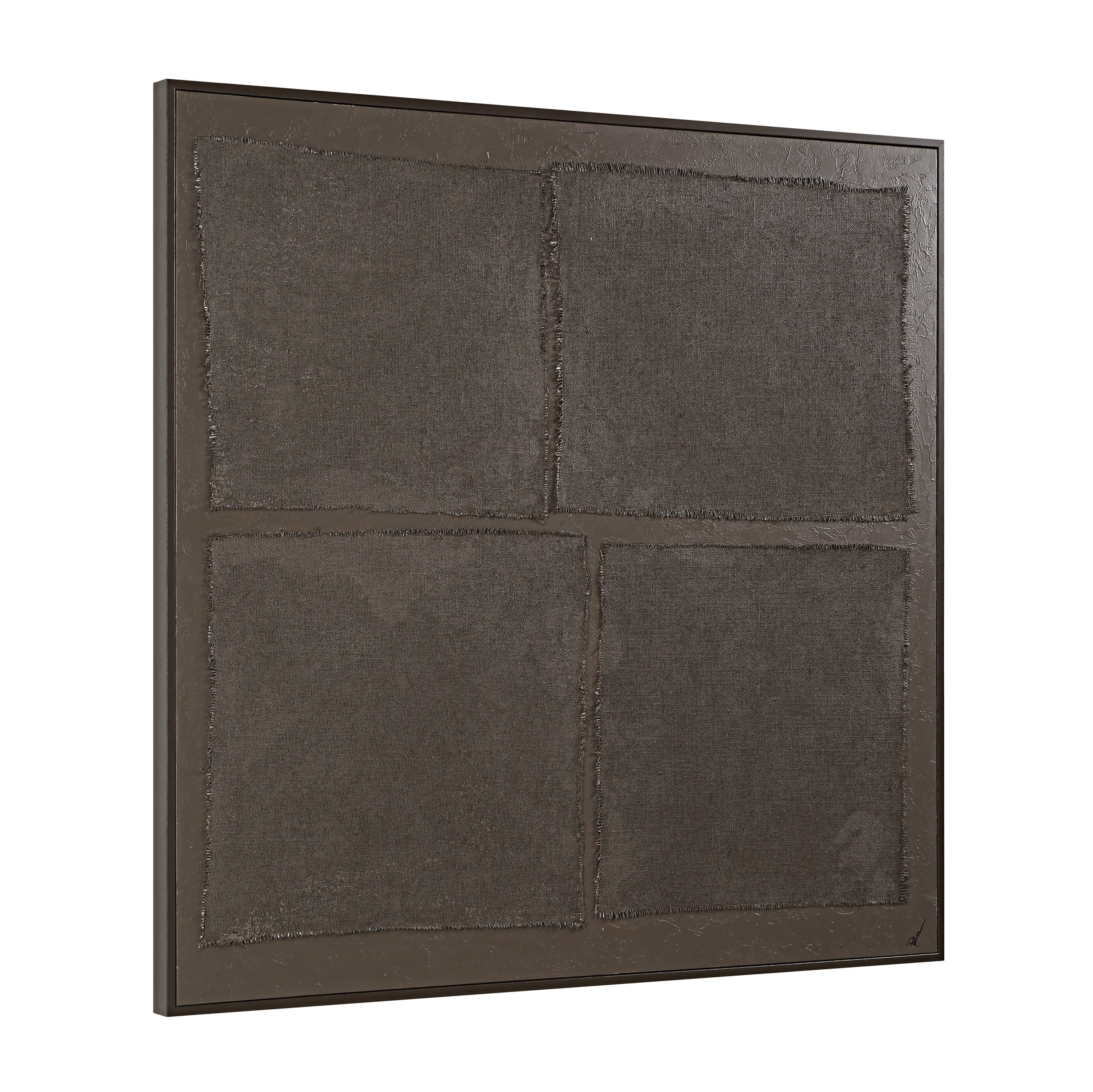 Sprice wall art by Renwil, wood, painted brown