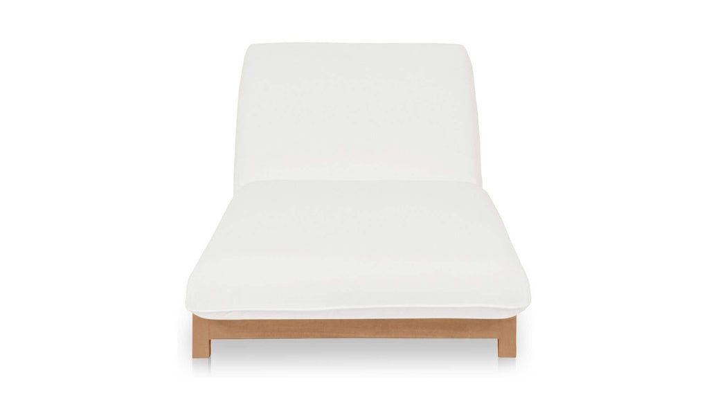 Wood Outdoor Enzo Lounge Chair White