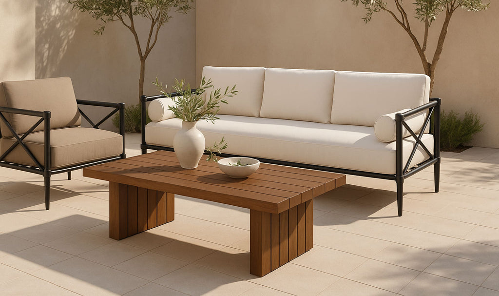 Wood Outdoor Denby Coffee Table 5