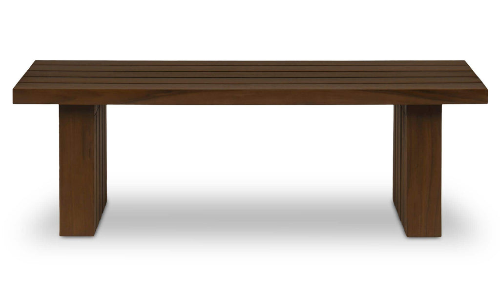 Wood Outdoor Denby Coffee Table Brown