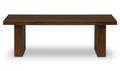 Wood Outdoor Denby Coffee Table Brown