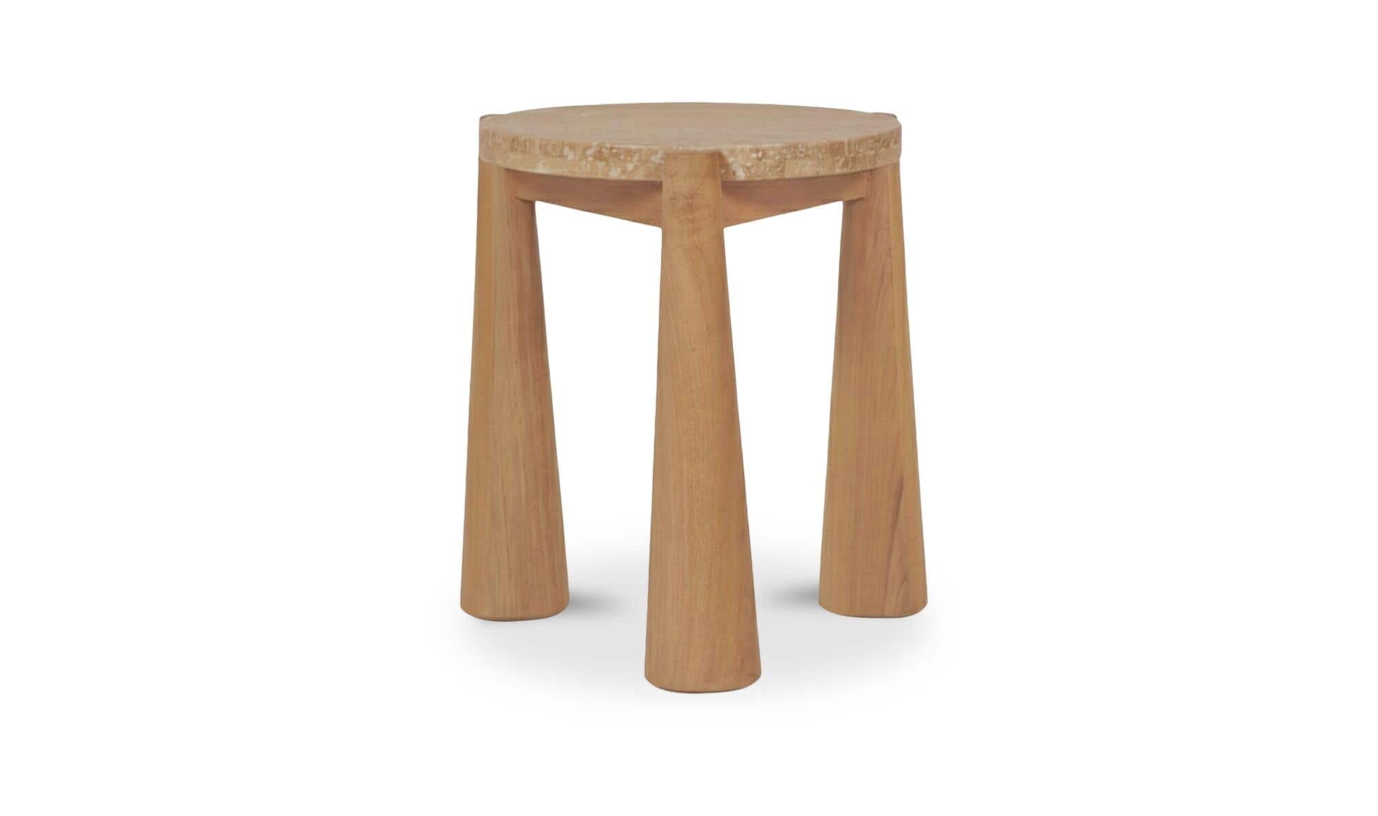 Wood Outdoor Pax Side Table Natural