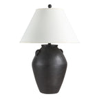 Tacta table lamp by Renwil, resin base, dark brown finish