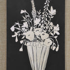 Tecoma wall decor by Renwil, rag paper, matte black
