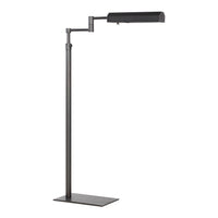 Thiva floor lamp by Renwil, iron, bronze finish