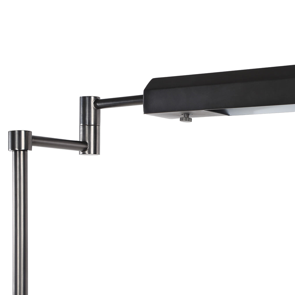 Thiva floor lamp by Renwil, iron, bronze finish