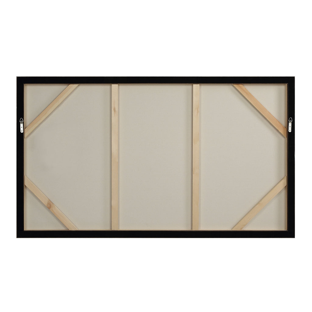 Toulouse wall art by Renwil, cotton canvas, dark brown frame