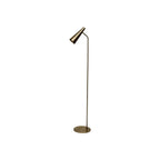 Trumpet floor lamp by Moe's Home Collection, iron, warm gold finish trumpet shade