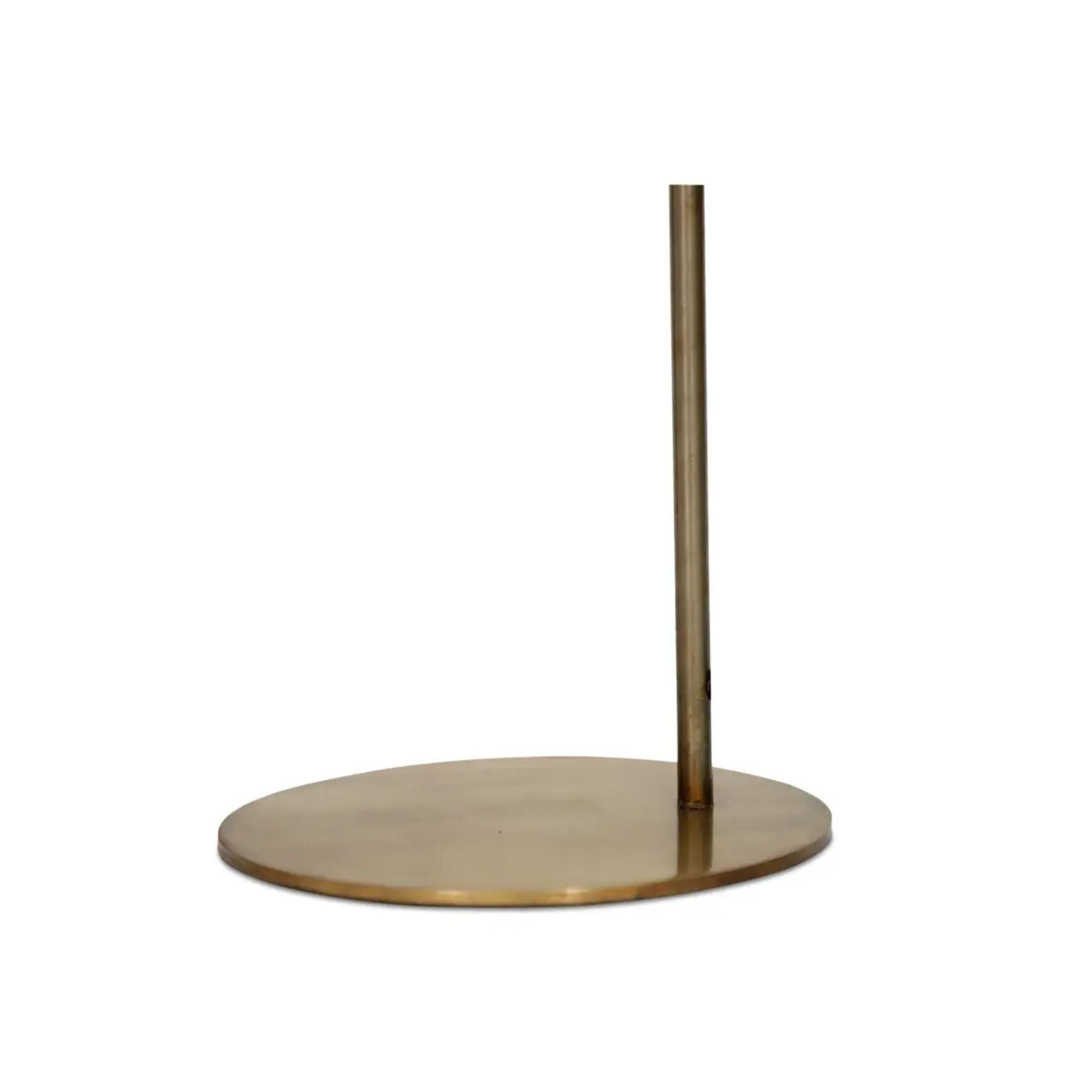 Trumpet floor lamp by Moe's Home Collection, iron, warm gold finish trumpet shade