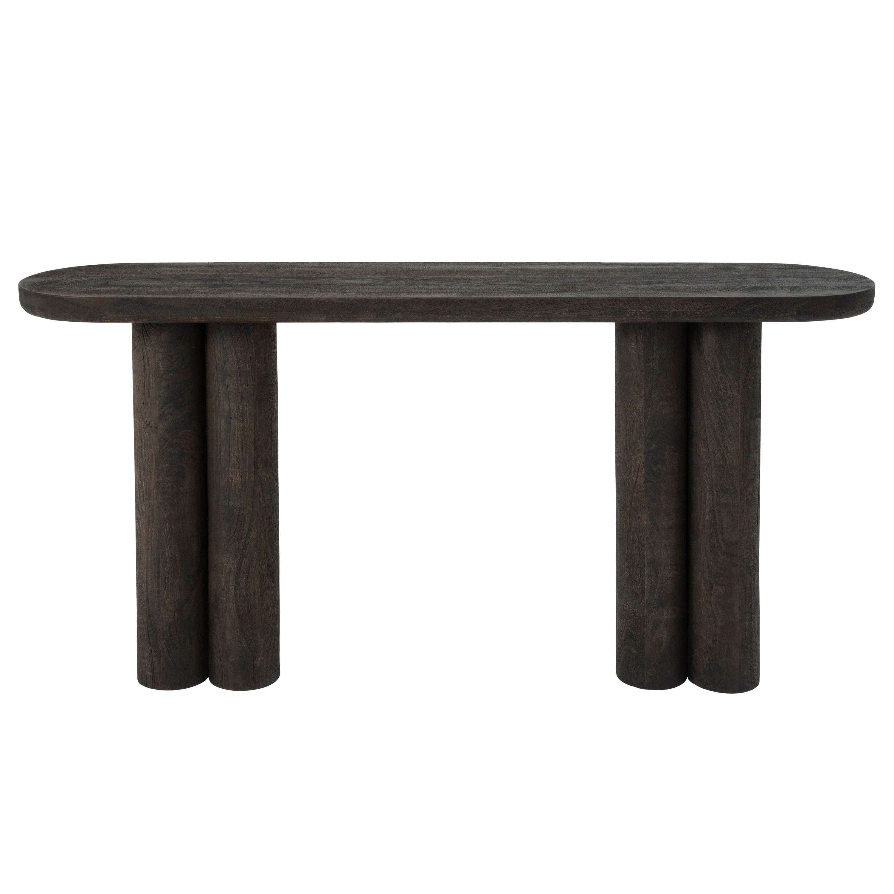 Valongo accent table by Renwil, mango wood, walnut finish