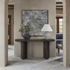 Valongo accent table by Renwil, mango wood, walnut finish