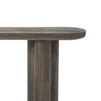Valongo accent table by Renwil, mango wood, walnut finish