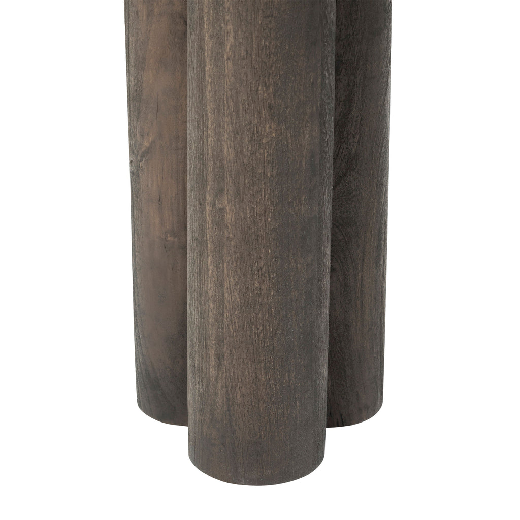 Valongo accent table by Renwil, mango wood, walnut finish