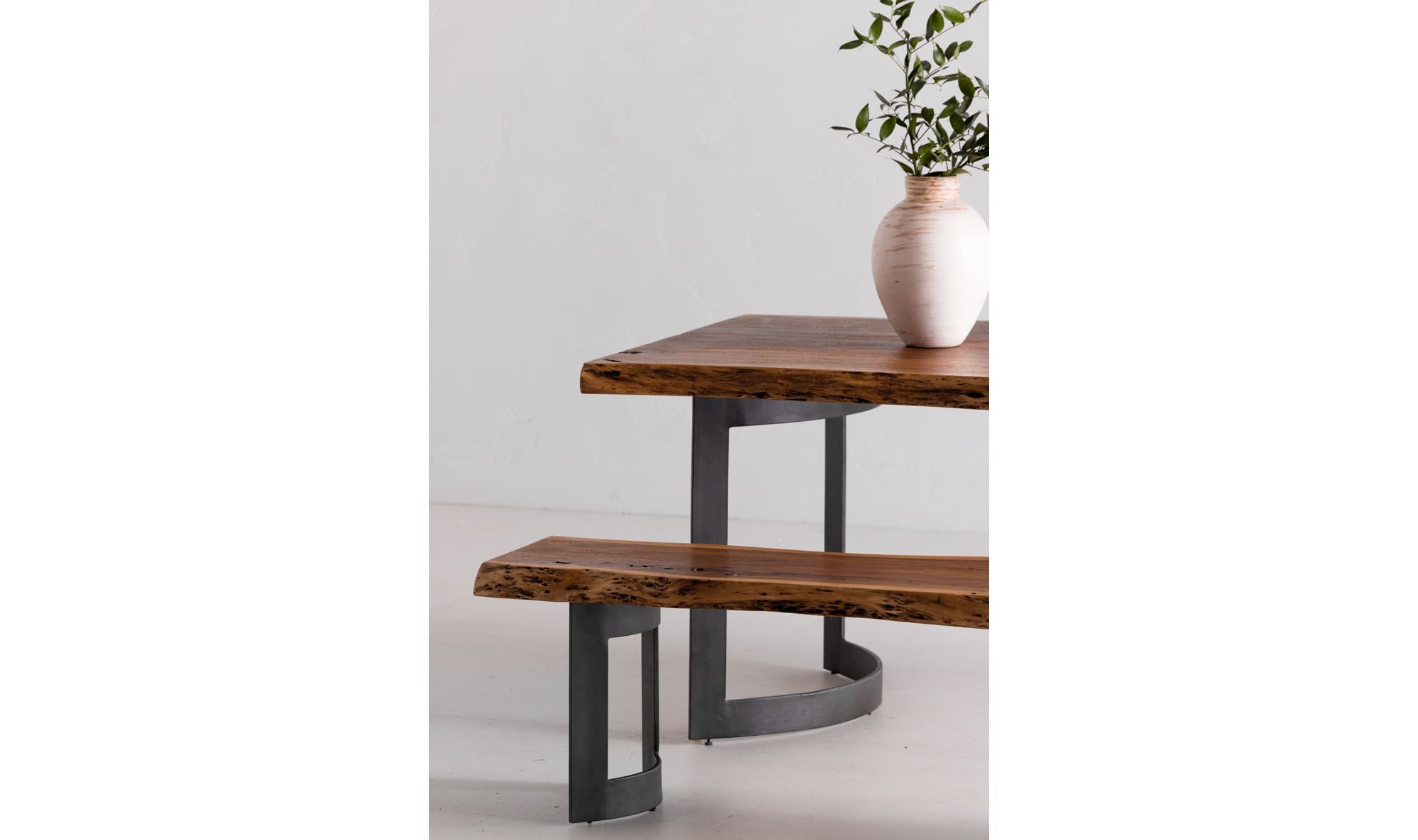 Bent Dining Bench Extra Small view 2