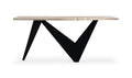 Natural Wood Bird Console Table