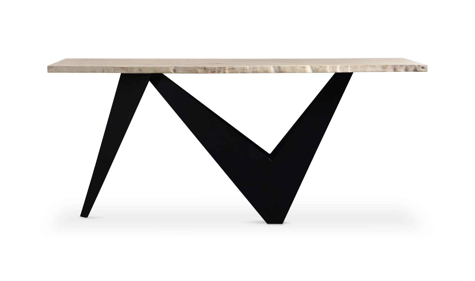 Natural Wood Bird Console Table