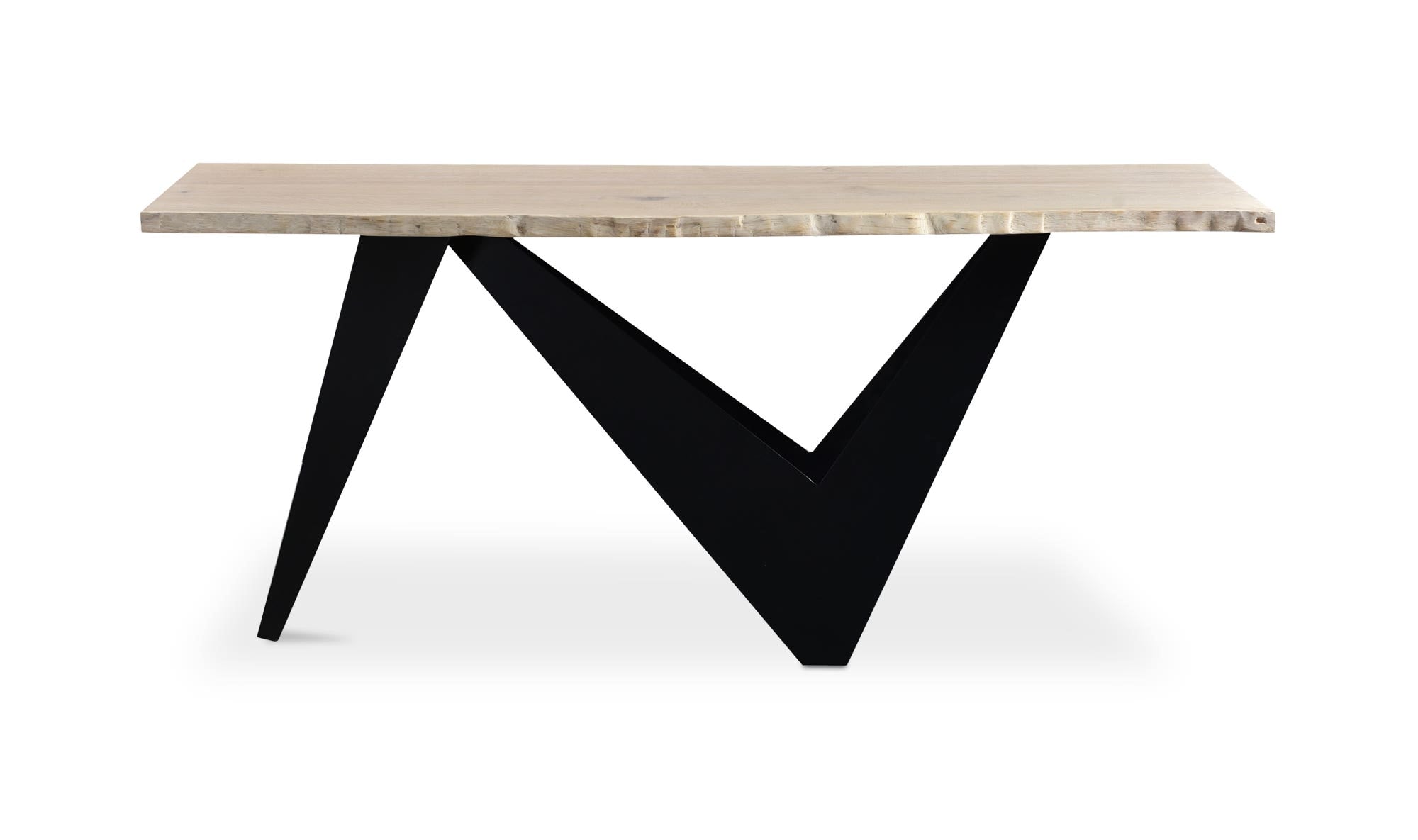 Natural Wood Bird Console Table