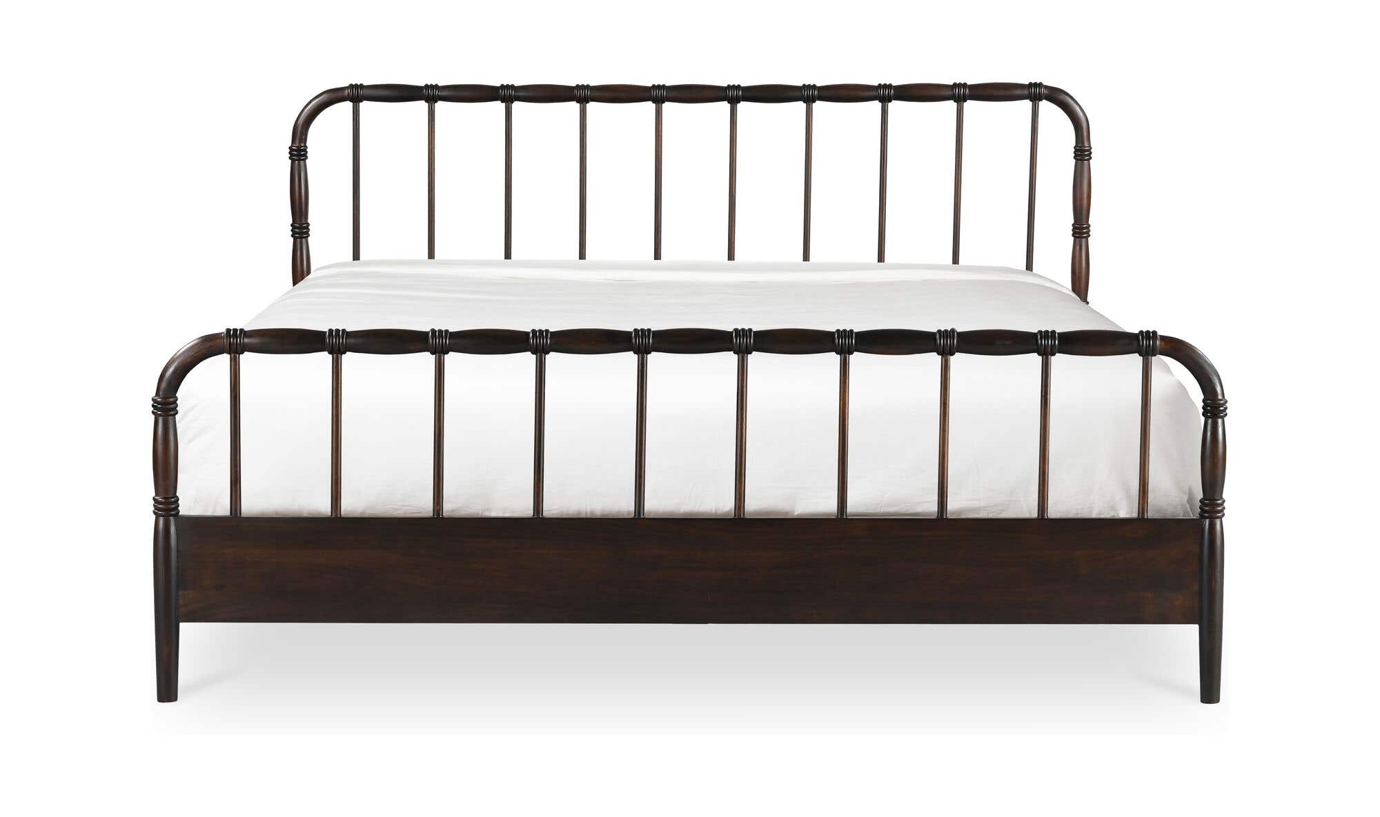 Vivian Queen Bed Dark Brown