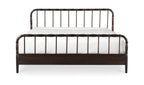 Vivian King Bed Dark Brown