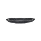 Venetia tray by Moe's Home Collection, Selwara black marble, elliptical