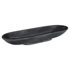 Venetia tray by Moe's Home Collection, Selwara black marble, elliptical