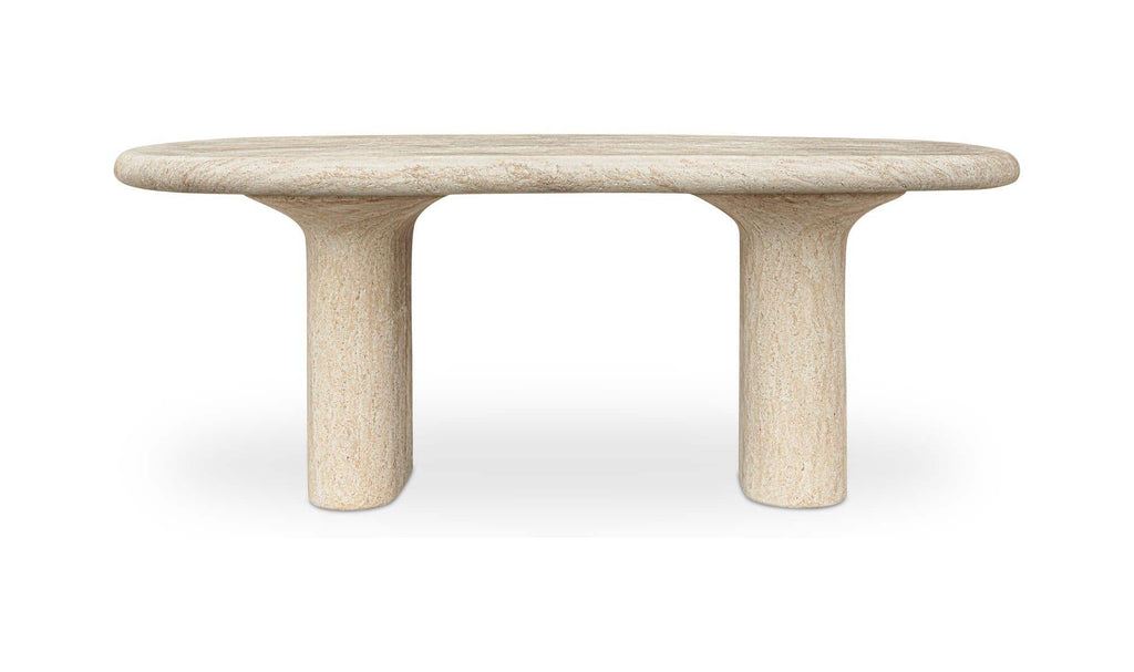 Concrete Outdoor Warby Dining Table Beige