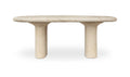 Concrete Outdoor Warby Dining Table Beige
