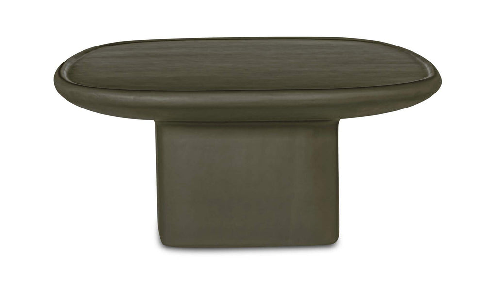 Concrete Outdoor Manon Coffee Table Deep Green