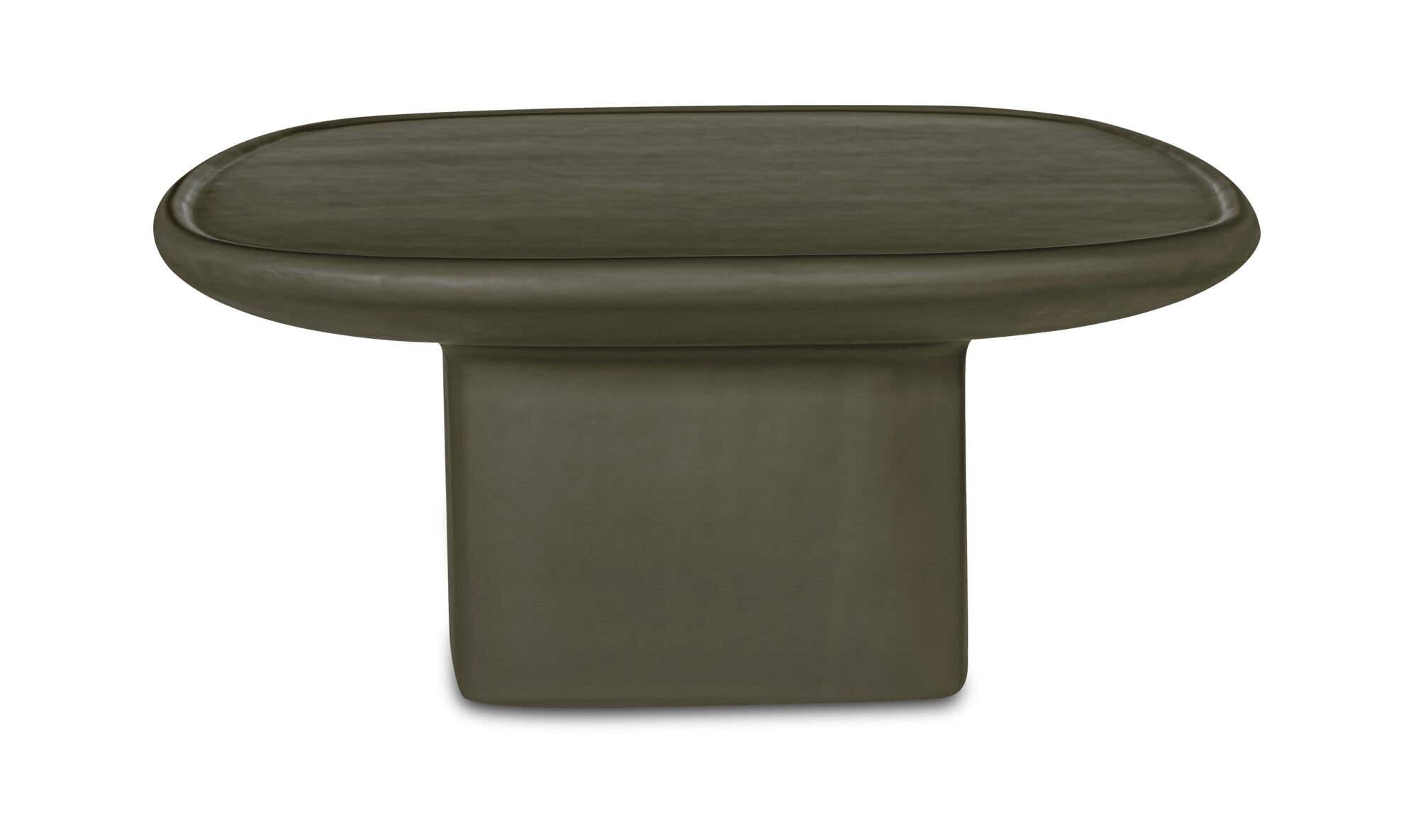 Concrete Outdoor Manon Coffee Table Deep Green