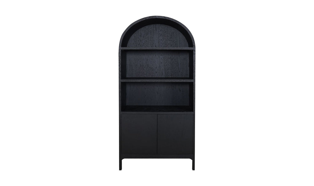 Wilde Display Cabinet Black Oak