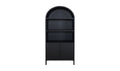 Wilde Display Cabinet Black Oak