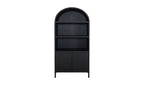 Wilde Display Cabinet Black Oak