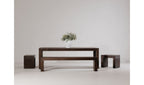 Evander Dining Bench Rustic Brown view 2