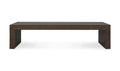 Evander Dining Bench Rustic Brown front