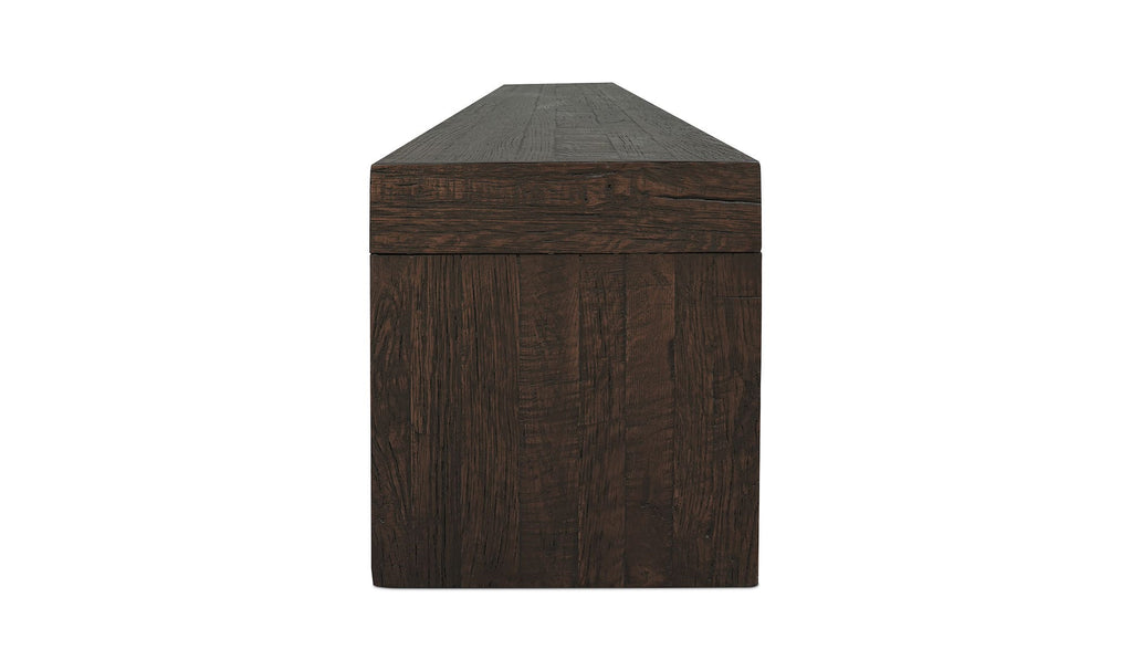 Evander Dining Bench Rustic Brown view 5