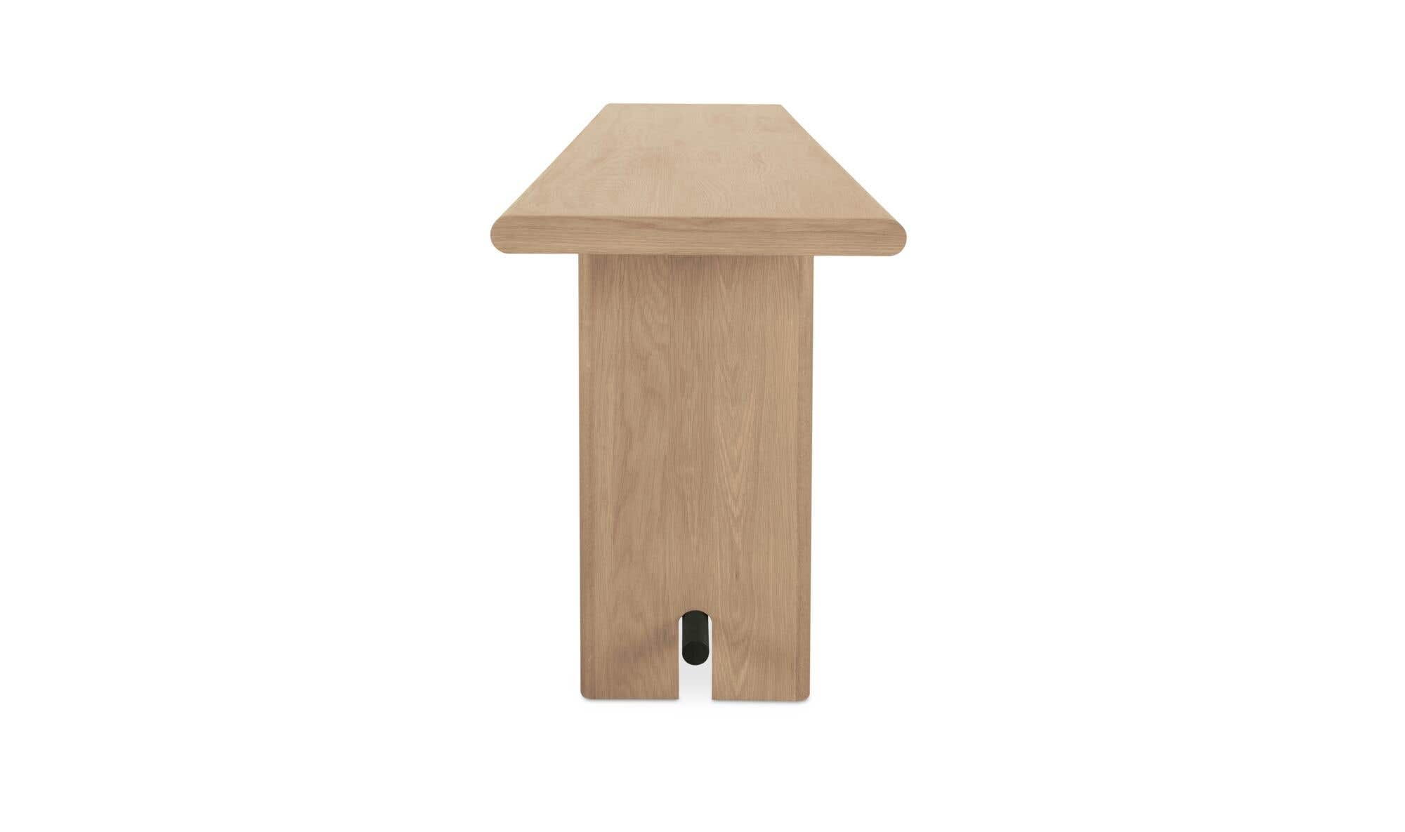 Natural Wood Madison Console Table