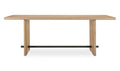 Natural Wood Madison Console Table