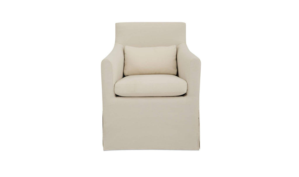 Upholstered Outdoor Lydia Dining Chair Cream