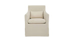Upholstered Outdoor Lydia Dining Chair Cream