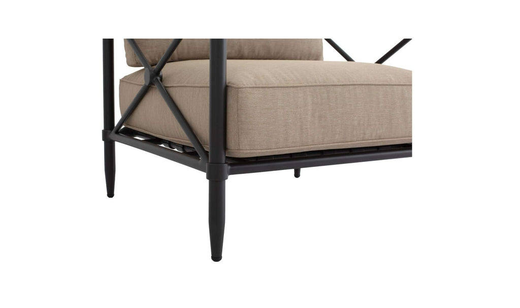 Upholstered Outdoor Willow Accent Chair 10