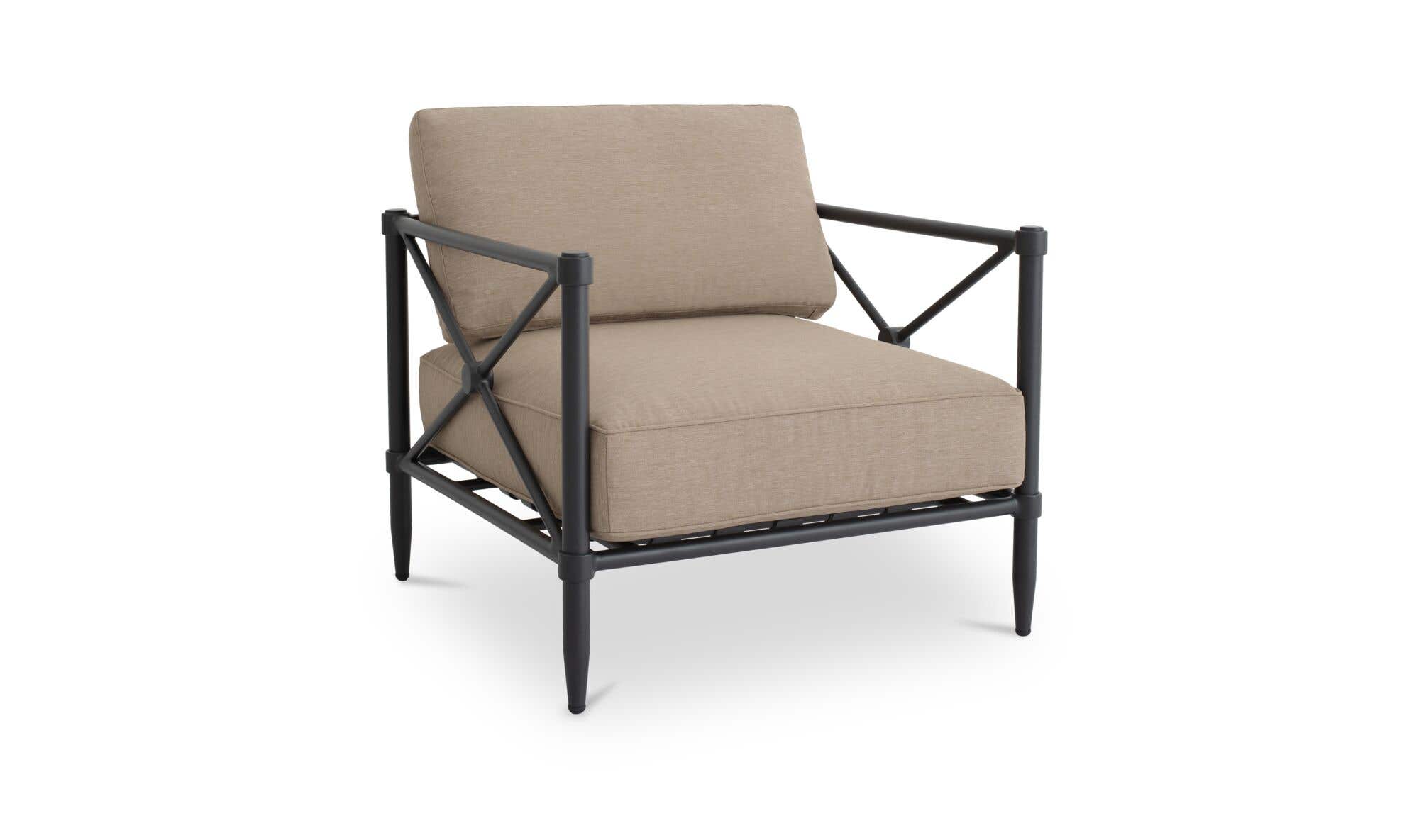 Upholstered Outdoor Willow Accent Chair 7