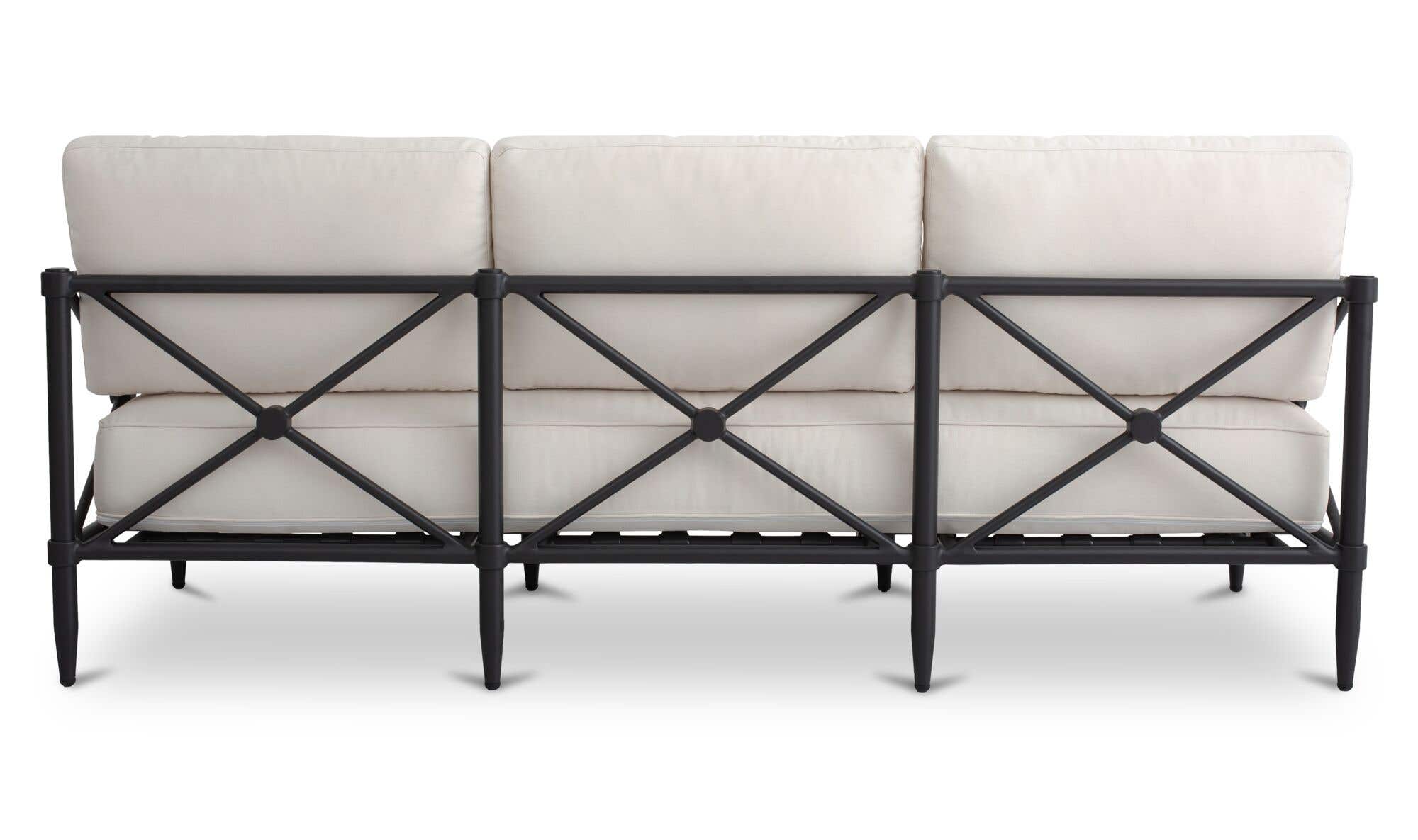 Upholstered Outdoor Willow Sofa 4