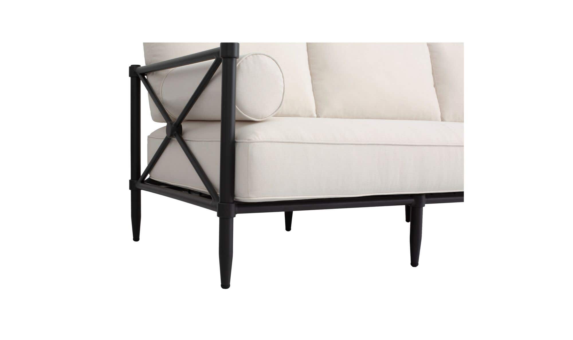 Upholstered Outdoor Willow Sofa 5
