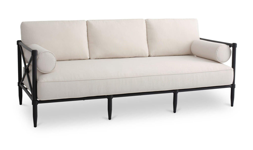 Upholstered Outdoor Willow Sofa 2