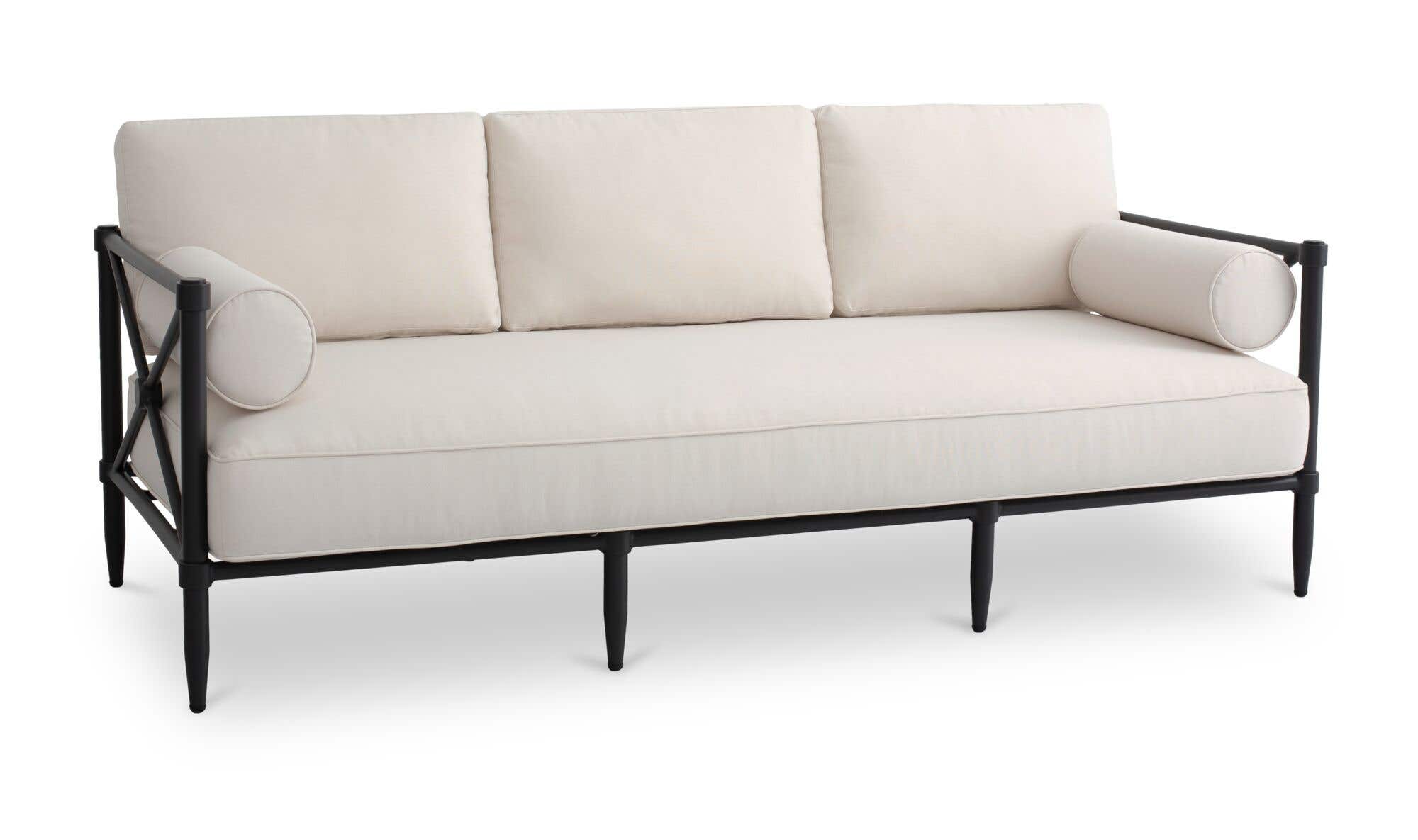 Upholstered Outdoor Willow Sofa 2
