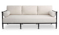 Upholstered Outdoor Willow Sofa Cream