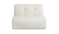 Upholstered Outdoor Sunseeker Slipper Chair Brown Stripe