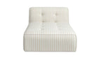 Upholstered Outdoor Sunseeker Chaise Brown Stripe