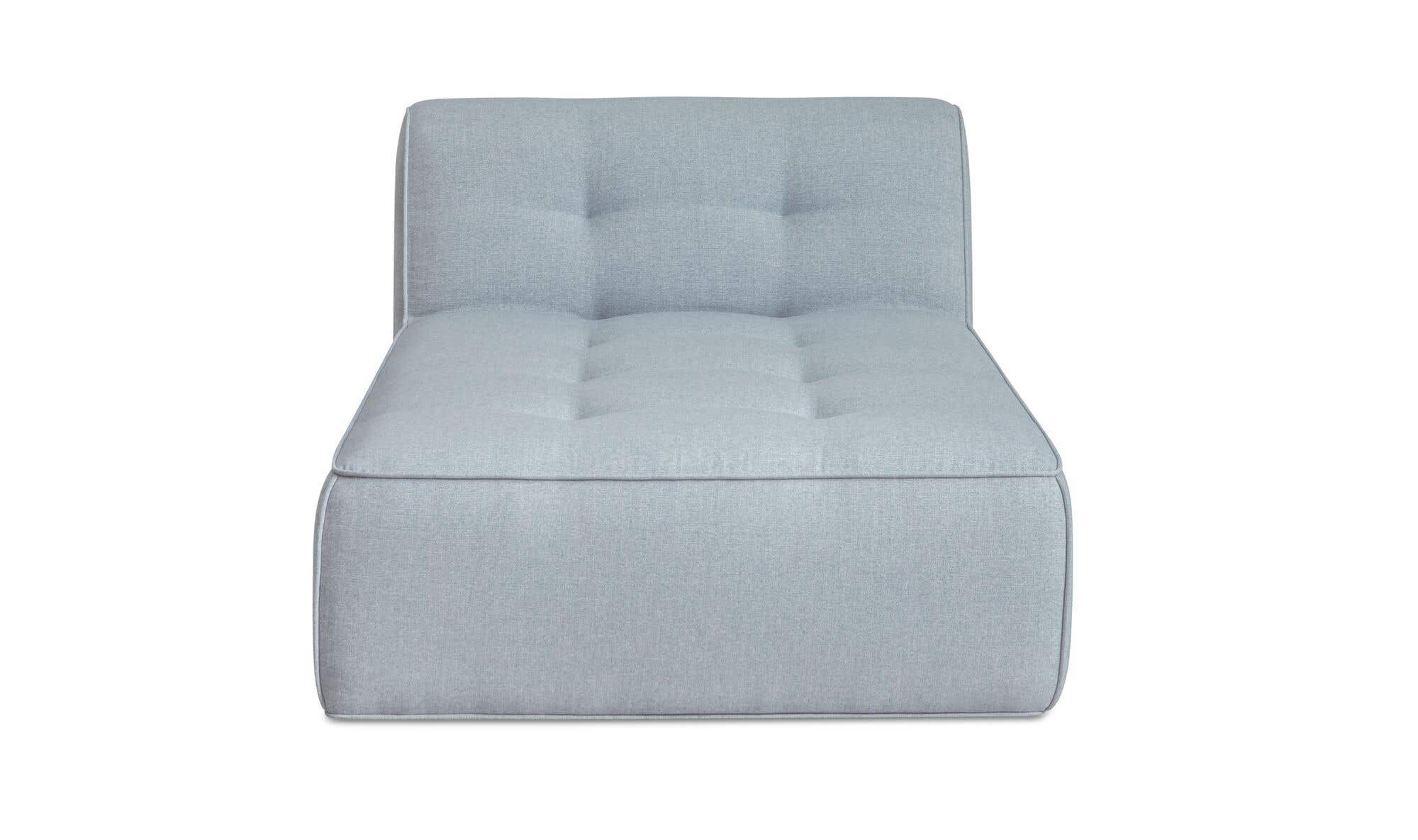 Upholstered Outdoor Sunseeker Chaise Light Blue