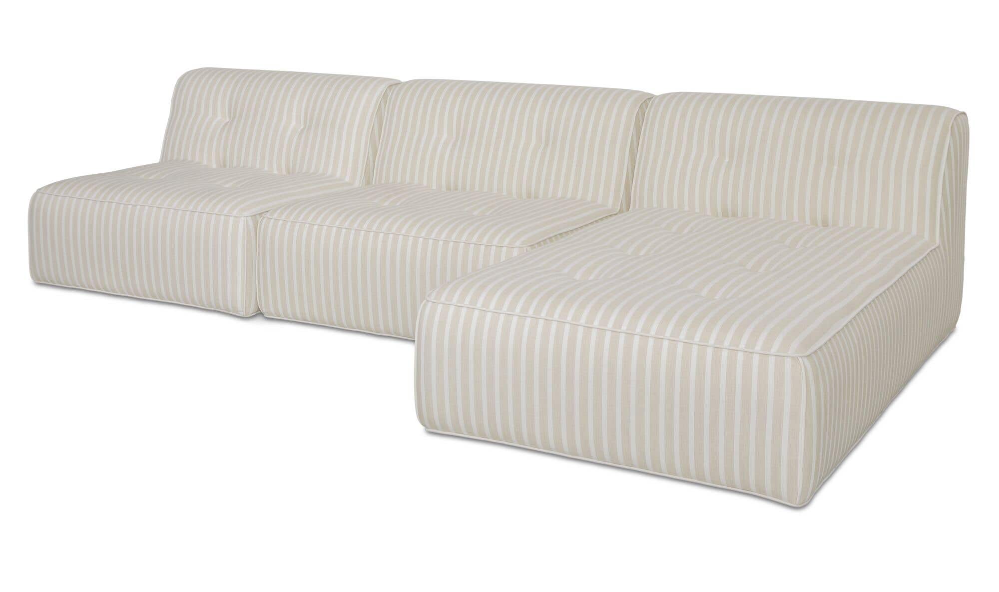 Upholstered Outdoor Sunseeker 3 Piece Lounge Set 4